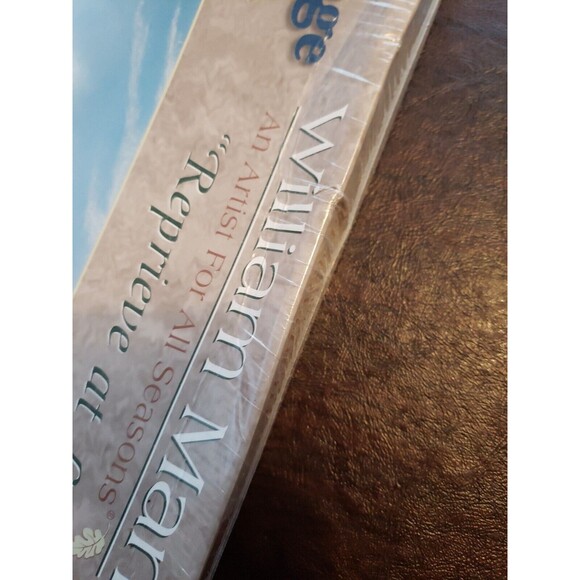 WILLIAM MANGUM "REPRIEVE AT LOOKOUT" Lighthouse 550pc 24x18 Heritage Puzzle Inc - Picture 4 of 5